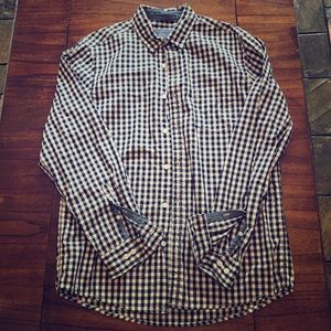 NEW Bass Button-Down, Navy Gingham